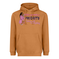 Meerkat make yourself a priority today and everyday afro w Heavyweight Hoodie - NancyCooperArtShop