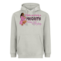 Moon Dust make yourself a priority today and everyday afro w Heavyweight Hoodie - NancyCooperArtShop