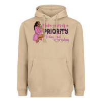 Mushroom make yourself a priority today and everyday afro w Heavyweight Hoodie - NancyCooperArtShop