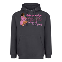 Smoke make yourself a priority today and everyday afro w Heavyweight Hoodie - NancyCooperArtShop