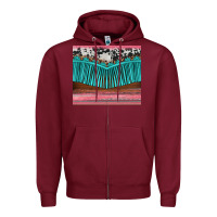Burgundy western fringe cowhide leopard Zipper Hoodie - BarkalooDesign