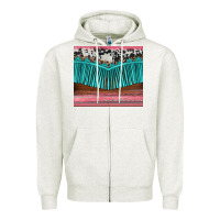Oatmeal Heather western fringe cowhide leopard Zipper Hoodie - BarkalooDesign