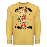 Antique Gold out here looking tamalicious christmas tamale Premium Sweatshirt - MaliasSmallBusiness