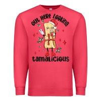 Cardinal out here looking tamalicious christmas tamale Premium Sweatshirt - MaliasSmallBusiness
