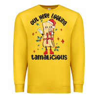 Lemon out here looking tamalicious christmas tamale Premium Sweatshirt - MaliasSmallBusiness
