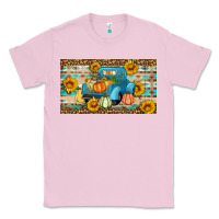 Bubblegum Pink Fall truck sunflowers Classic Tee - Artiststas