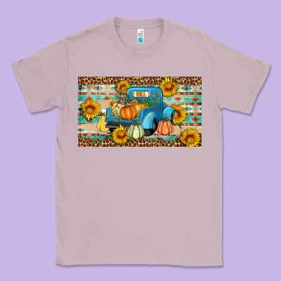 Fall Truck Sunflowers Classic Tee Designed By Artiststas
