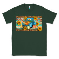 Sports Green Fall truck sunflowers Classic Tee - Artiststas