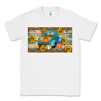White Fall truck sunflowers Classic Tee - Artiststas
