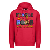 Cardinal fragile like a bomb ready to explode Premium Hoodie - Artiststas