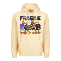 Pina Colada fragile like a bomb ready to explode Premium Hoodie - Artiststas