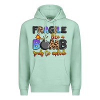 Seafoam fragile like a bomb ready to explode Premium Hoodie - Artiststas