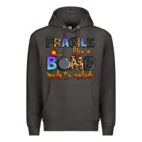 Smoke fragile like a bomb ready to explode Premium Hoodie - Artiststas