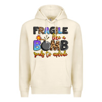 Tofu fragile like a bomb ready to explode Premium Hoodie - Artiststas