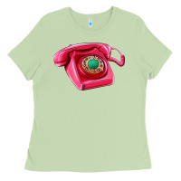 Matcha pink telephone Ladies Tee - AdoDesignShop