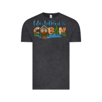 Vintage Black life is better at the cabin Vintage Tee - HRA Design Shop