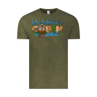 Vintage Olive life is better at the cabin Vintage Tee - HRA Design Shop