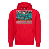 Red western fringe cowhide leopard Zipper Hoodie - BarkalooDesign