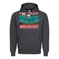 Smoke western fringe cowhide leopard Zipper Hoodie - BarkalooDesign