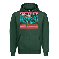 Sports Green western fringe cowhide leopard Zipper Hoodie - BarkalooDesign
