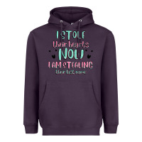 Plum i stole their hearts now i am stealing their last Heavyweight Hoodie - MaliasSmallBusiness