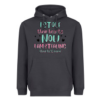 Smoke i stole their hearts now i am stealing their last Heavyweight Hoodie - MaliasSmallBusiness