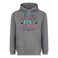 Storm i stole their hearts now i am stealing their last Heavyweight Hoodie - MaliasSmallBusiness