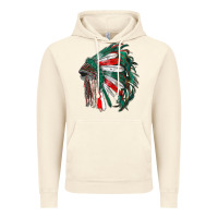 Vintage Artic mexican flag indian headdress Vintage Hoodie - RanaPortraitStore