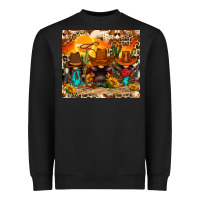 Black western gnomies Heavyweight Sweatshirt - FaDigitalArtStudio