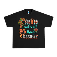 Black faith makes all things possible Urban Heavy Tee - BarkalooDesign