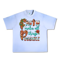 Grape Ice faith makes all things possible Urban Heavy Tee - BarkalooDesign