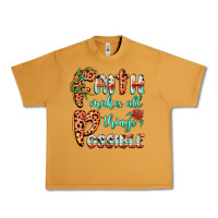 Peanut Butter faith makes all things possible Urban Heavy Tee - BarkalooDesign