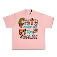 Salmon faith makes all things possible Urban Heavy Tee - BarkalooDesign
