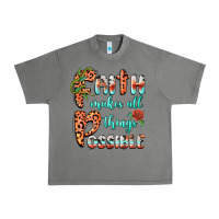 Tornado faith makes all things possible Urban Heavy Tee - BarkalooDesign