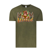 Vintage Olive mom blessed Vintage Tee - RacoonDesign