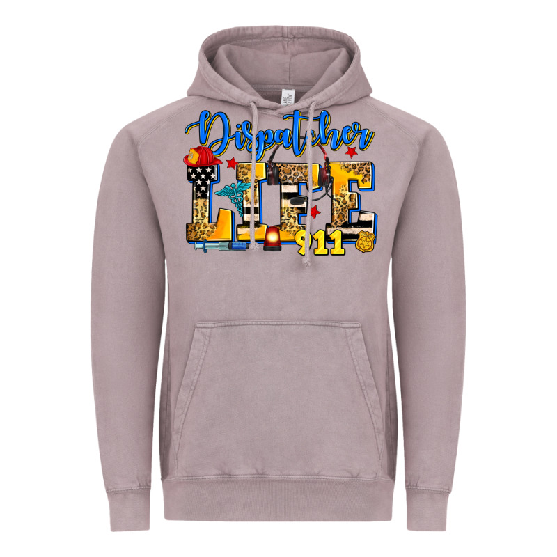 Dispatcher Life Vintage Hoodie by Zillion Design Studio | Teevron
