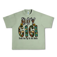 Oil Green boy gigi from son up to son down Urban Heavy Tee - CowhideDigitalArt