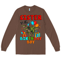 Chestnut sister of the birthday boy t rex Long Sleeve Tee - Artiststas