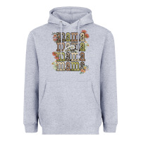Heather Grey mama mama mama mama western flower Heavyweight Hoodie - NancyCooperArtShop