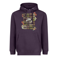 Plum mama mama mama mama western flower Heavyweight Hoodie - NancyCooperArtShop