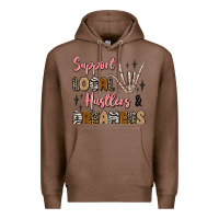 Chestnut support local hustlers and dreamers Premium Hoodie - Artiststas