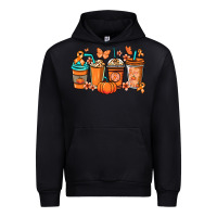 Kidney Cancer Coffee Cups Orange Ribbon Urban Hoodie | Teevron