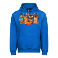 Cobalt Kidney Cancer coffee cups orange ribbon Urban Hoodie - NancyCooperArtShop
