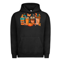 Pigment Black Kidney Cancer coffee cups orange ribbon Urban Hoodie - NancyCooperArtShop