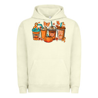 Pigment Pistachio Kidney Cancer coffee cups orange ribbon Urban Hoodie - NancyCooperArtShop