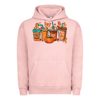 Pigment Salmon Kidney Cancer coffee cups orange ribbon Urban Hoodie - NancyCooperArtShop