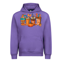 Tulip Kidney Cancer coffee cups orange ribbon Urban Hoodie - NancyCooperArtShop