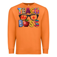 Carrot teach like a boss Premium Sweatshirt - NancyCooperArtShop