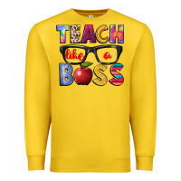 Lemon teach like a boss Premium Sweatshirt - NancyCooperArtShop