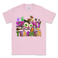 Bubblegum Pink spooky teacher Classic Tee - AdoDesignShop